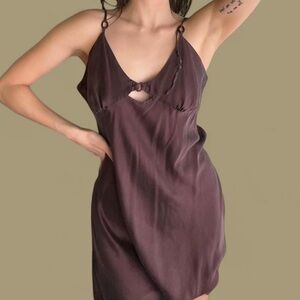 VINTAGE 90s Vintage Silk Chemise